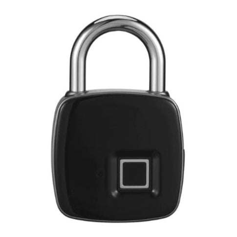 Waterproof fingerprint padlock with intelligent fingerprint recognition and hidden sensor area for secure, versatile outdoor use