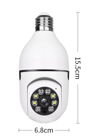 Càmera de vigilància amb bombetes