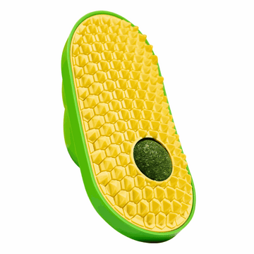 Cat Wall Scratching Brush with dual-color design, catnip and gall fruit balls, easy wall installation, and self-grooming features for indoor cats