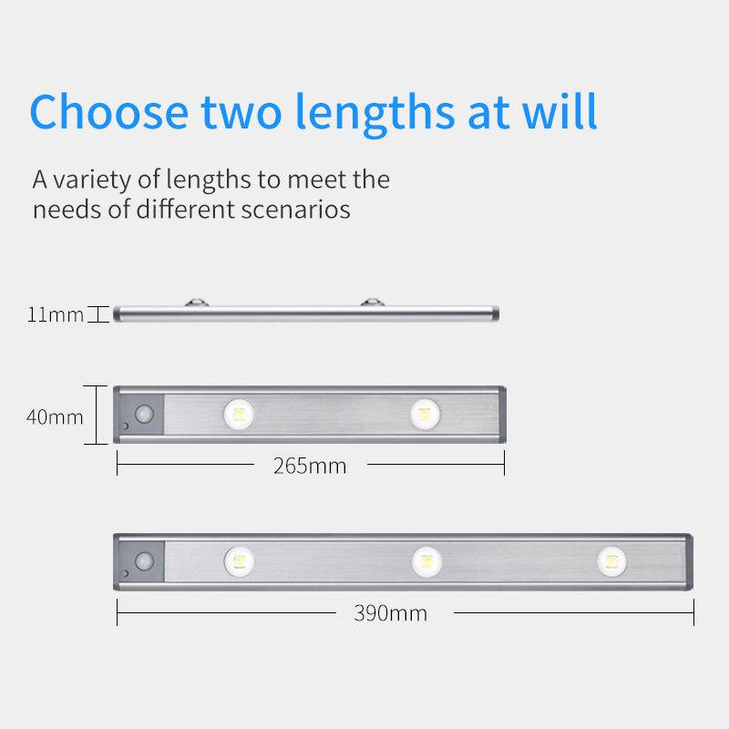 Compact motion sensor night lamp with adjustable color temperatures and magnetic installation